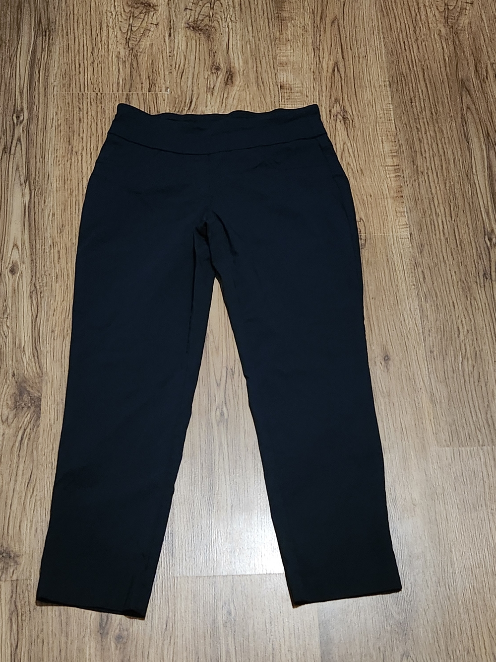 Ruby Rd. Black Pull-On Cropped Ankle Pants